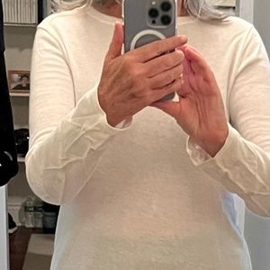 Vince Long-Sleeved White T